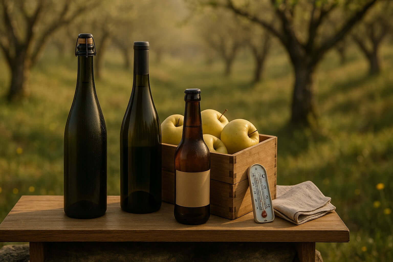 Como guardar sidra corretamente em casa