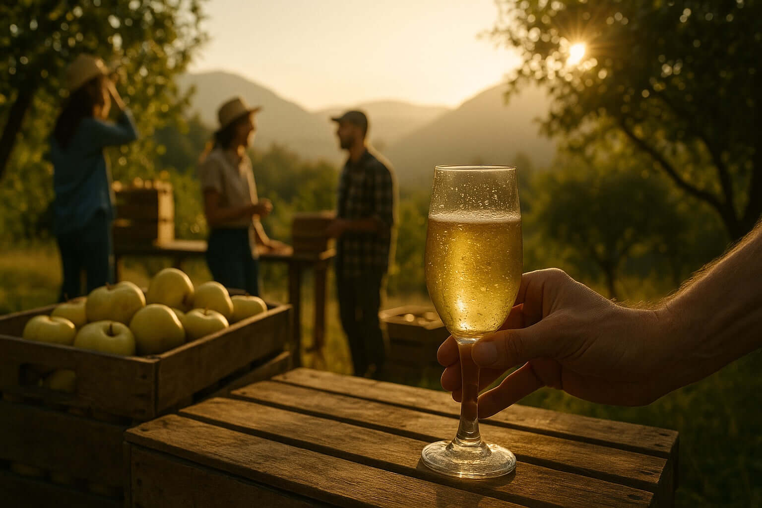 Da colheita ao copo: o ciclo natural da sidra